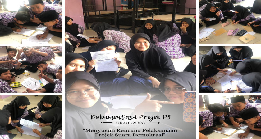 Pelaksanaan Projek Profil Penguatan Pelajar Pancasila (P5) – Pertemuan Ke-1: Perkenalan dan Pemaparan Materi Visi dan Misi dengan Tema “Suara Demokrasi: Dari Siswa Oleh Siswa Untuk Siswa”